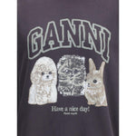 Ganni Puppies Hoodie GA-T4270252-L/XL