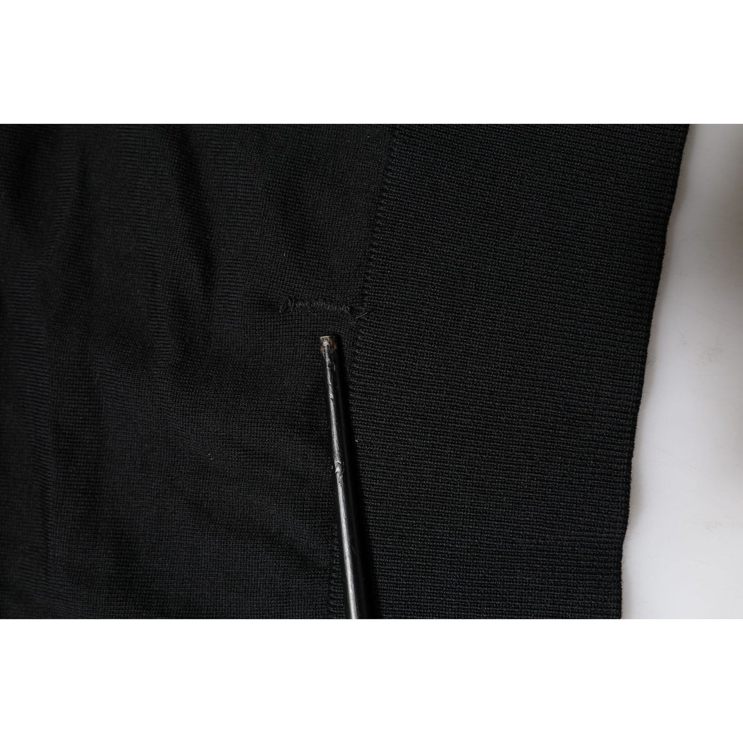 Dolce & Gabbana Black Long Sleeve Crew Neck Pullover Sweater TSH90538-46