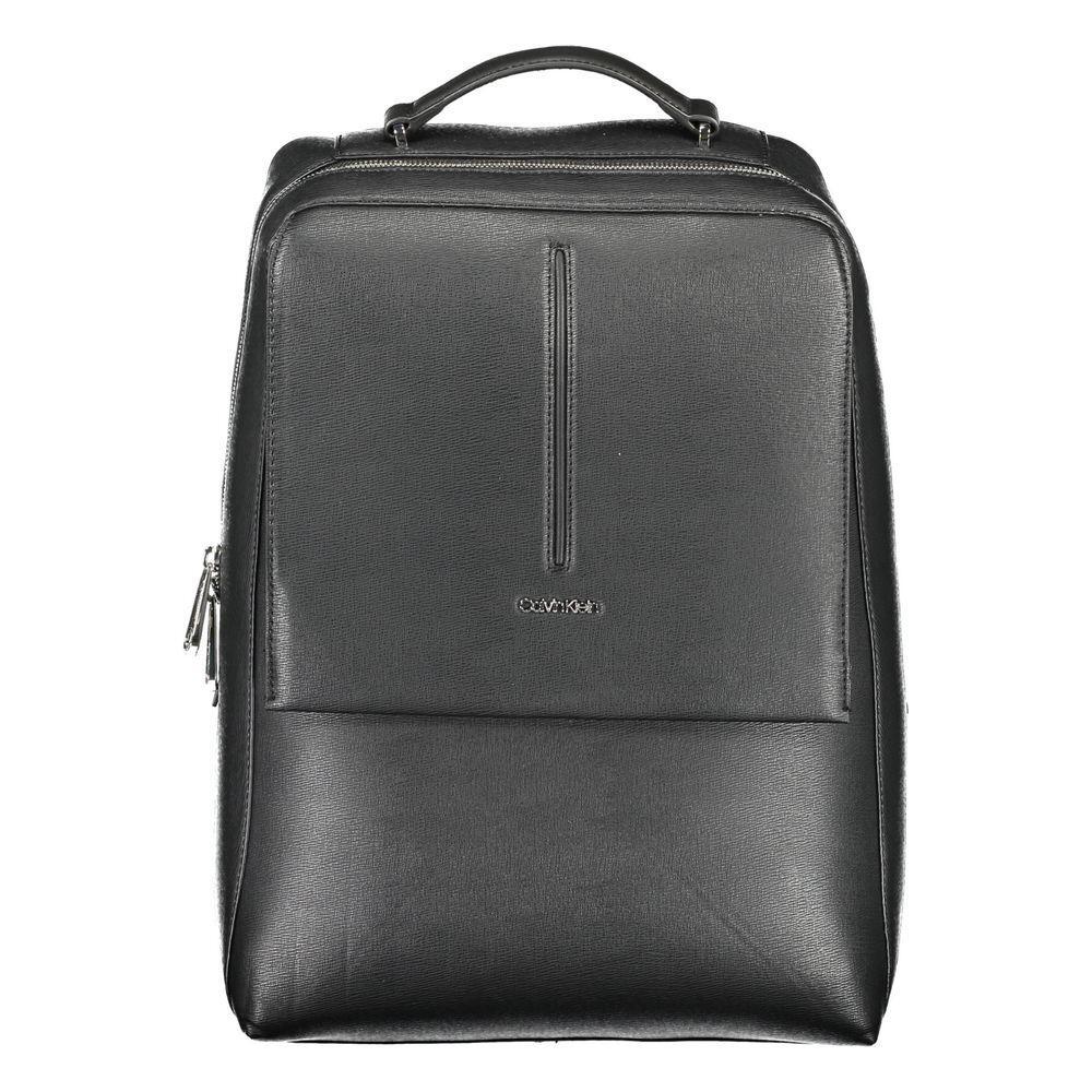 Calvin Klein Black Polyester Men Backpack CA-16807