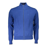 North Sails Blue Organic Cotton Men Sweater NO-20257-XL