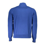 North Sails Blue Organic Cotton Men Sweater NO-20257-XL