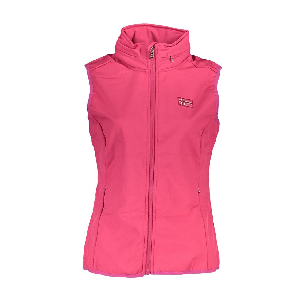 Scuola Nautica Pink Polyester Jackets & Coat SC-22833-M