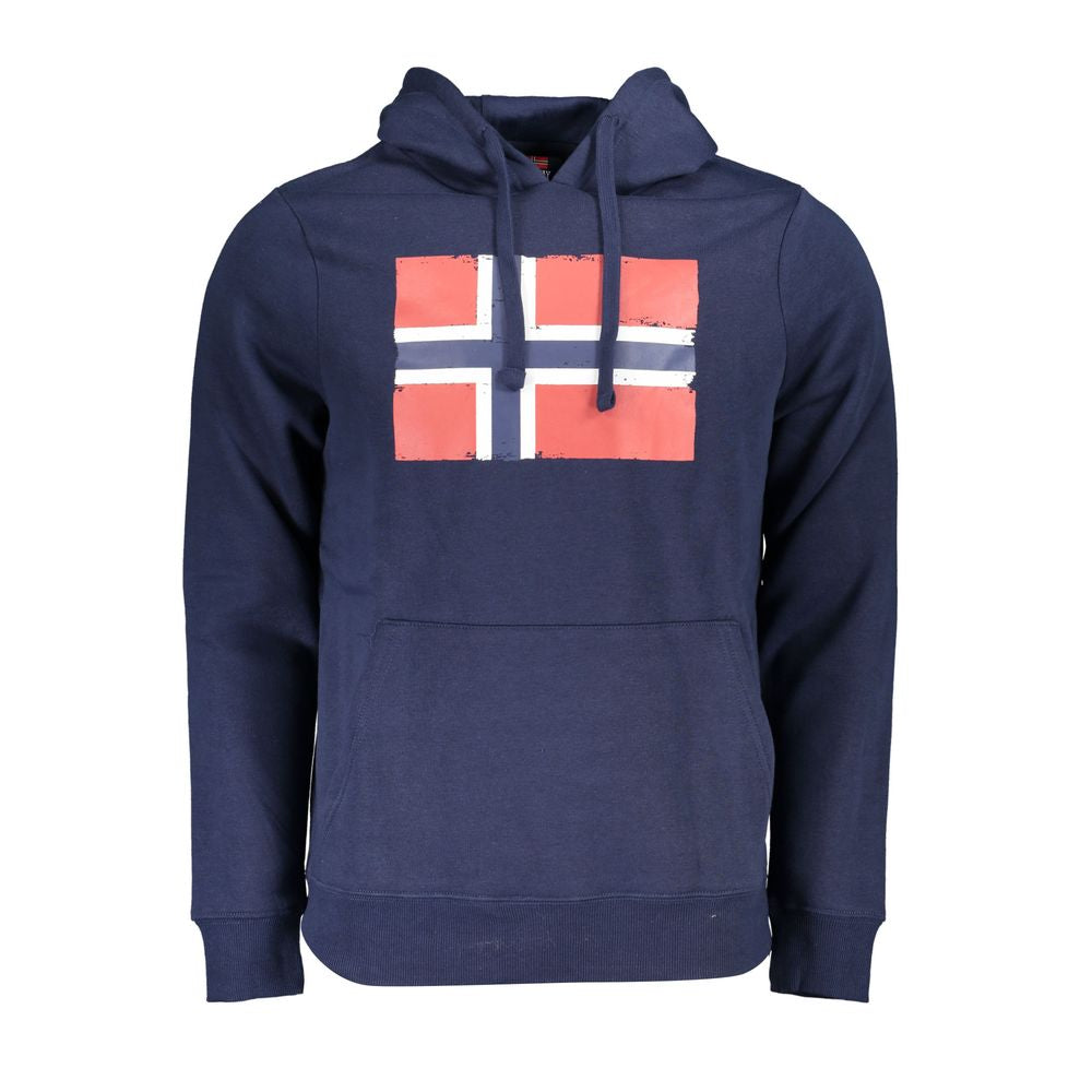 Norway 1963 Blue Cotton Sweater NO-23291-L