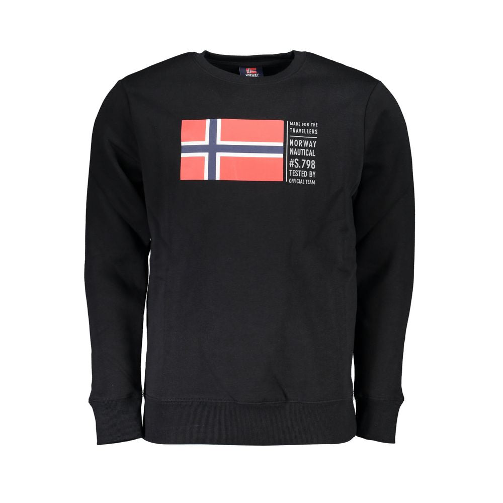 Norway 1963 Black Cotton Sweater NO-23235-XL