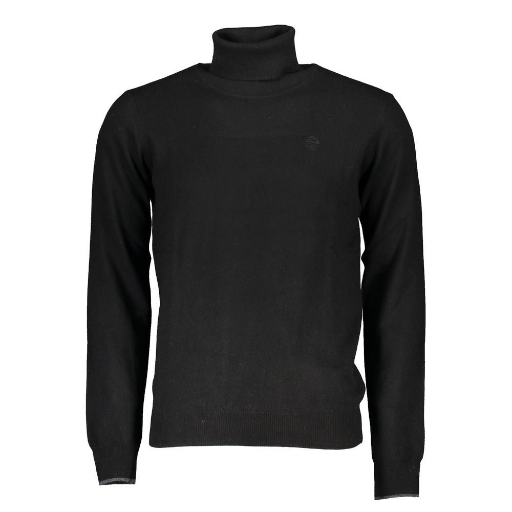 North Sails Black Polyamide Men Sweater NO-23343-M