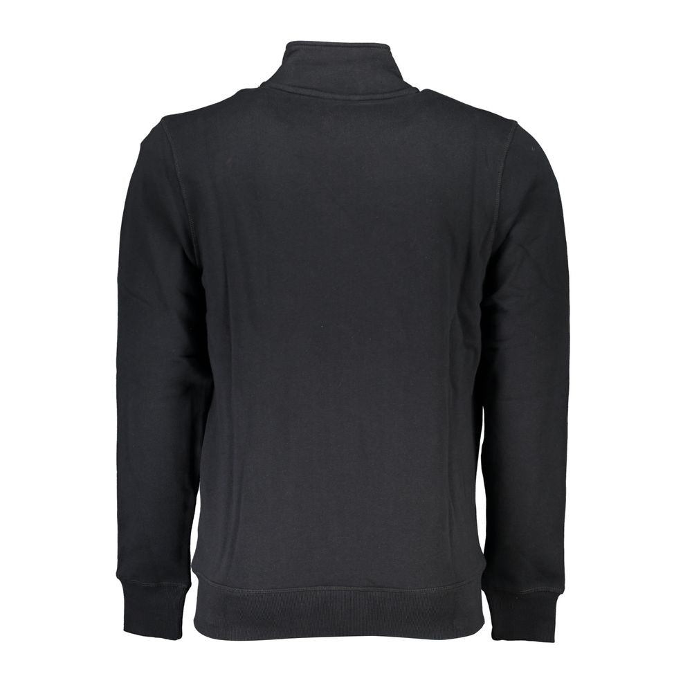 North Sails Black Cotton Men Sweater NO-23377-S