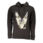 Cavalli Class Black Cotton Men Sweater CA-26778-S