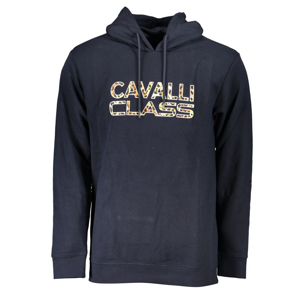 Cavalli Class Blue Cotton Men Sweater CA-26806-S
