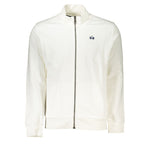 La Martina Elegant White Fleece Sweatshirt - Regular Fit LA-27019-S