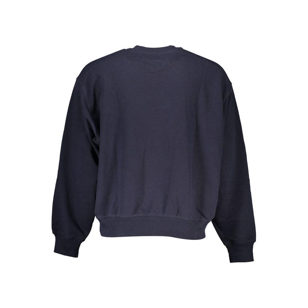 Tommy Hilfiger Chic Blue Crew Neck Sweater with Logo Detail TO-27708-XL