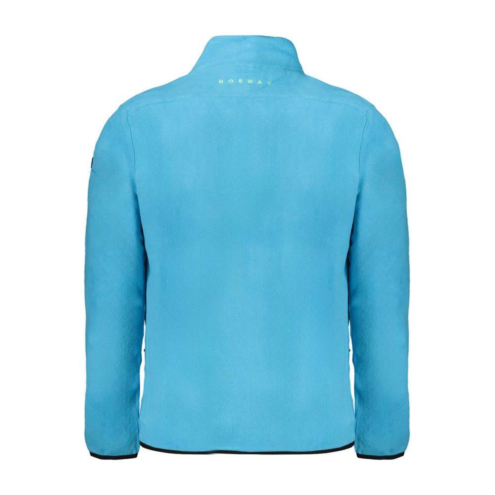 Norway 1963 Light Blue Polyester Men Sweater NO-31918-XXL