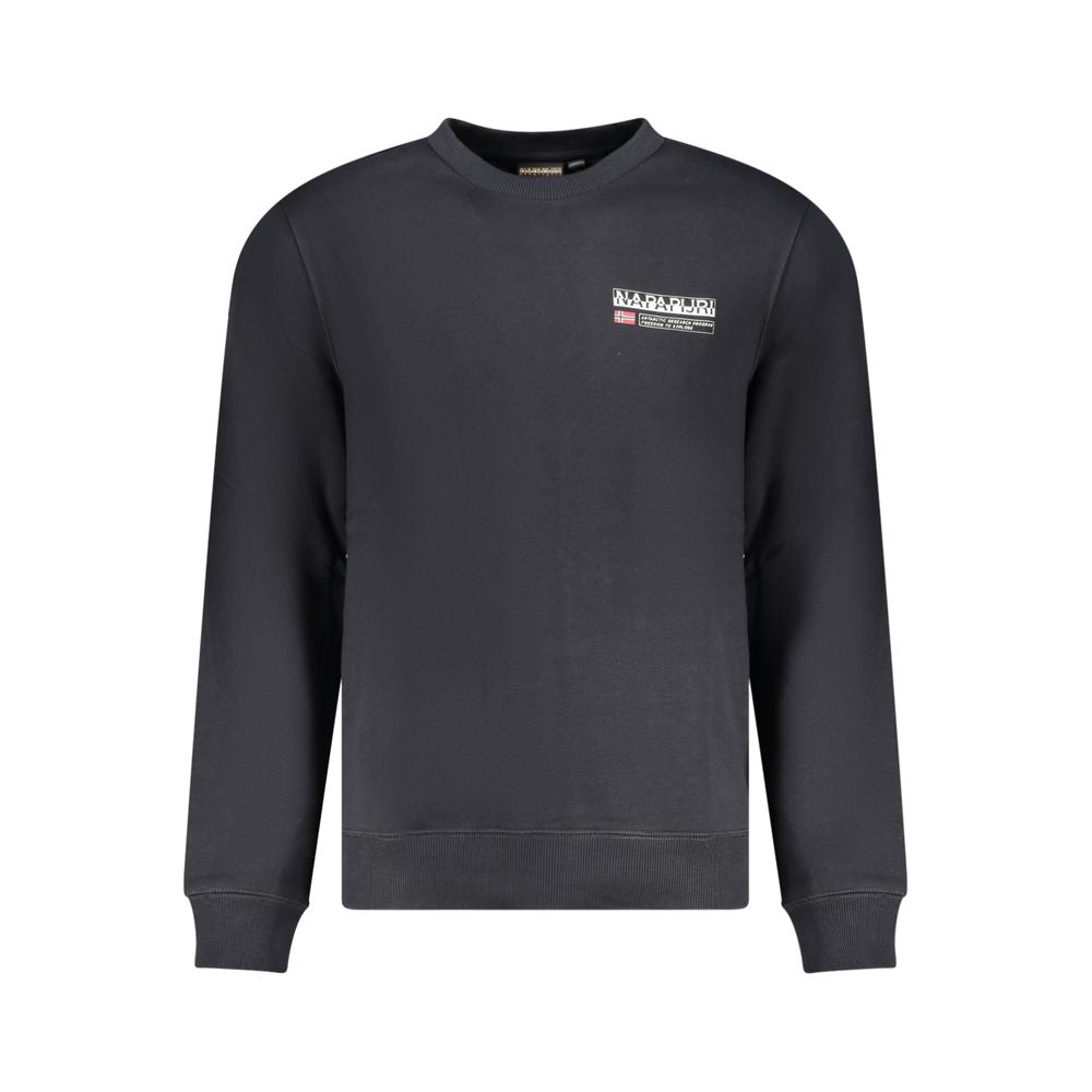 Napapijri Black Cotton Sweater NA-32122-S
