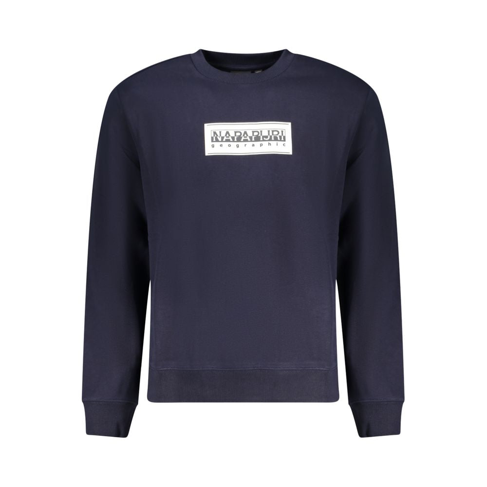 Napapijri Blue Cotton Sweater NA-32140-S