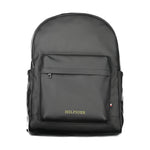 Tommy Hilfiger Black Polyester Backpack TO-32188