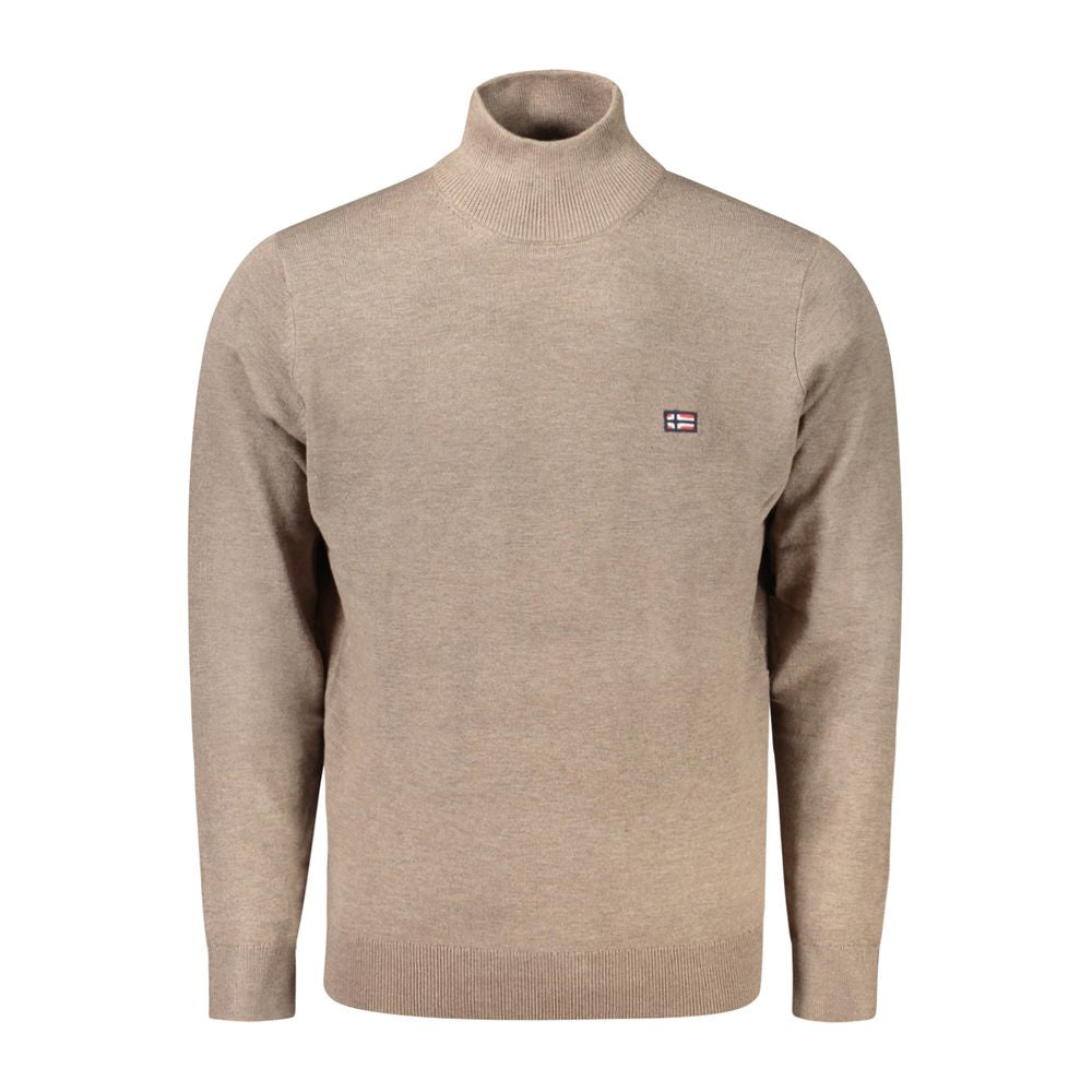 Norway 1963 Brown Polyamide Men Sweater NO-33156-3XL