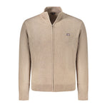 Norway 1963 Brown Polyamide Men Cardigan NO-33170-3XL