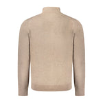 Norway 1963 Brown Polyamide Men Cardigan NO-33170-3XL