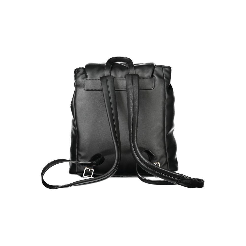 Tommy Hilfiger Black Polyester Women Backpack TO-33668