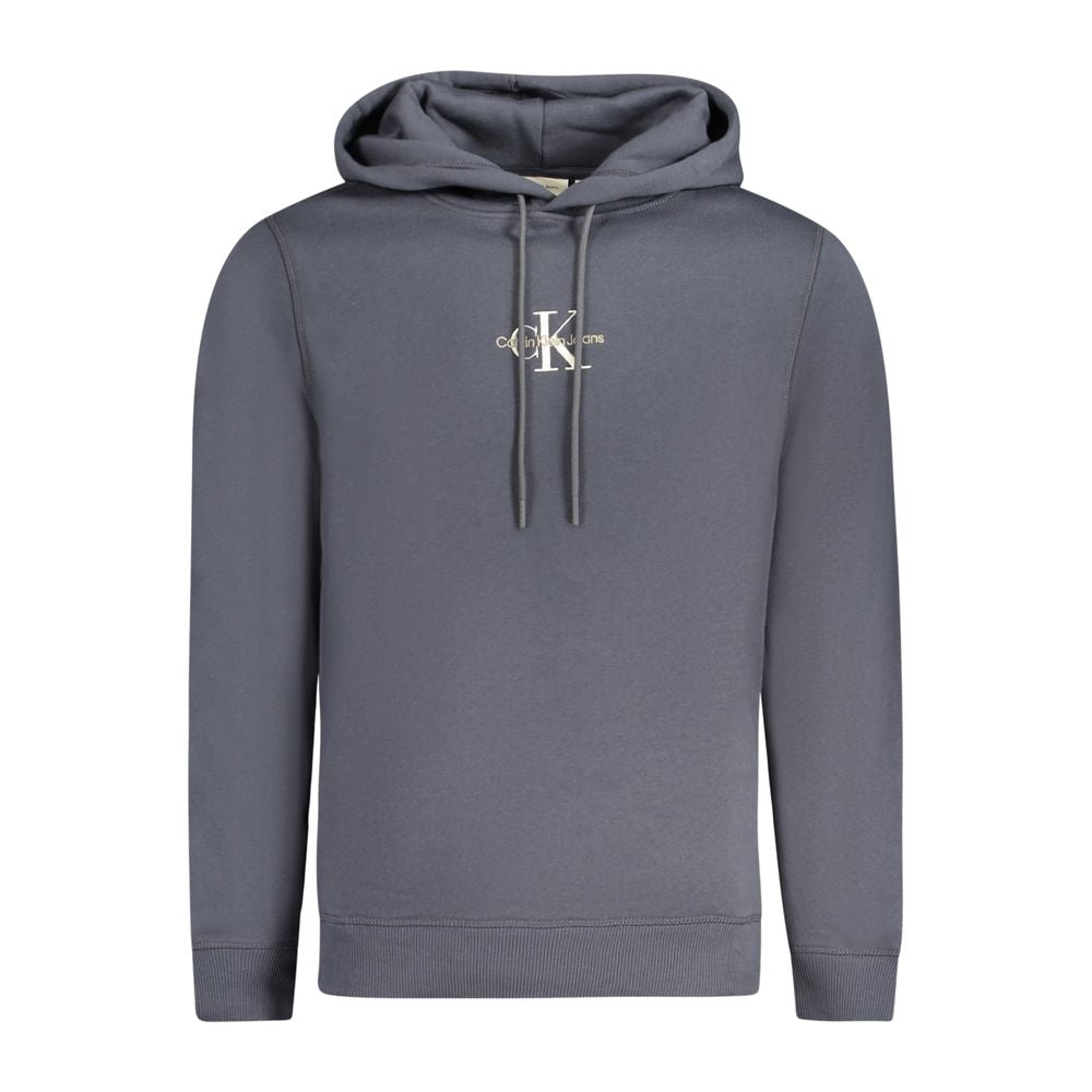 Calvin Klein Blue Cotton Men Sweater CA-33811-XL