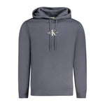 Calvin Klein Blue Cotton Men Sweater CA-33811-XL