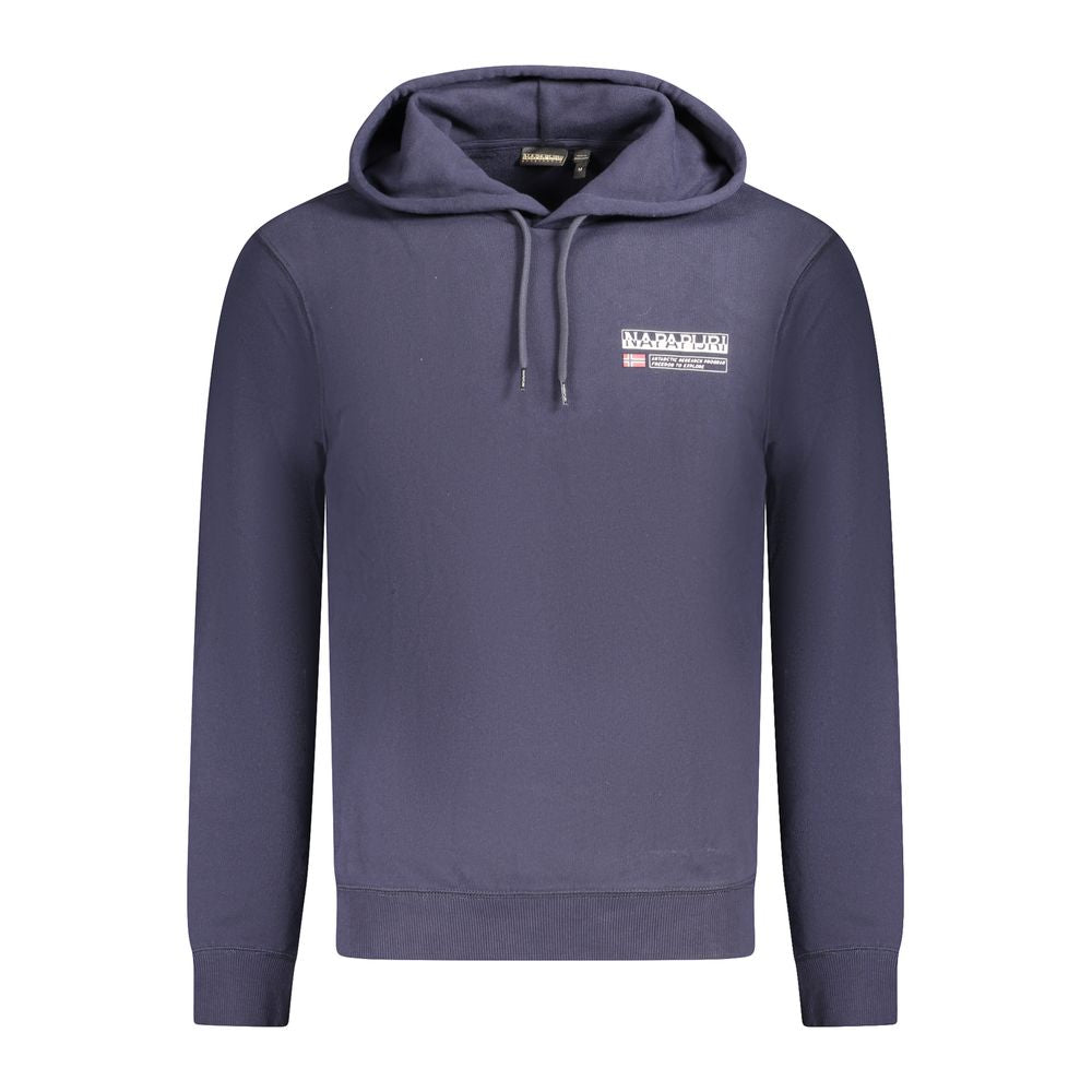Napapijri Blue Cotton Men Sweater NA-35710-S