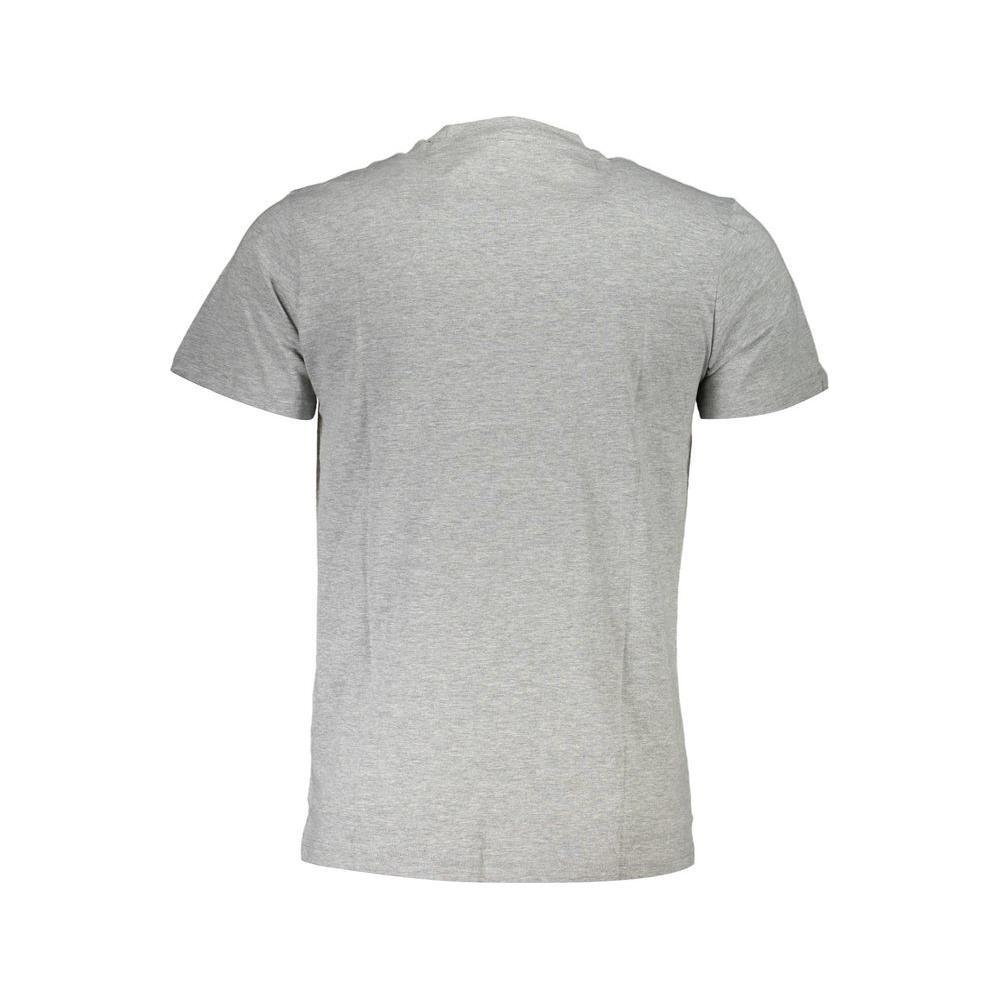 Cavalli Class Brown Cotton Men T-Shirt CA-36805-M