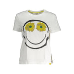 Desigual White Cotton Women Top DE-37209-XL