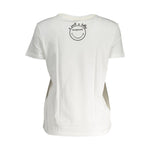 Desigual White Cotton Women Top DE-37209-XL