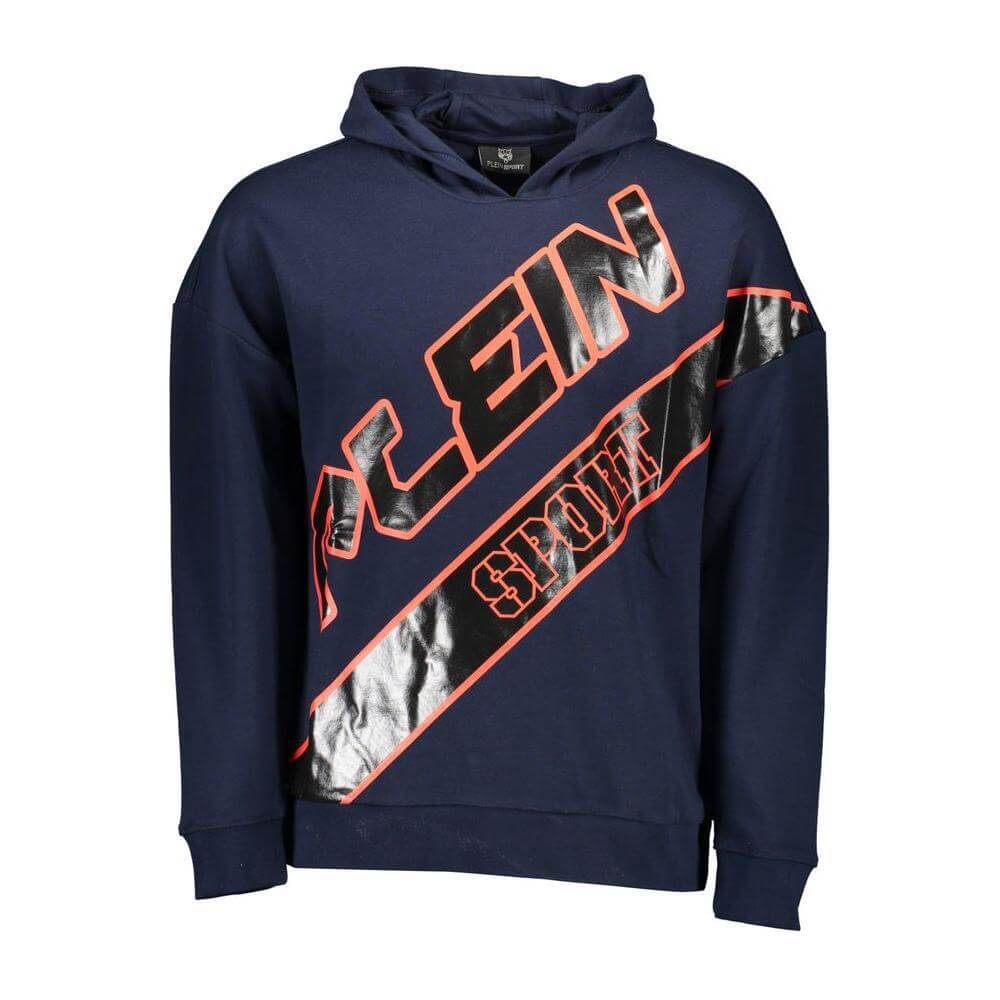 Plein Sport Blue Cotton Men Sweater PL-37248-S