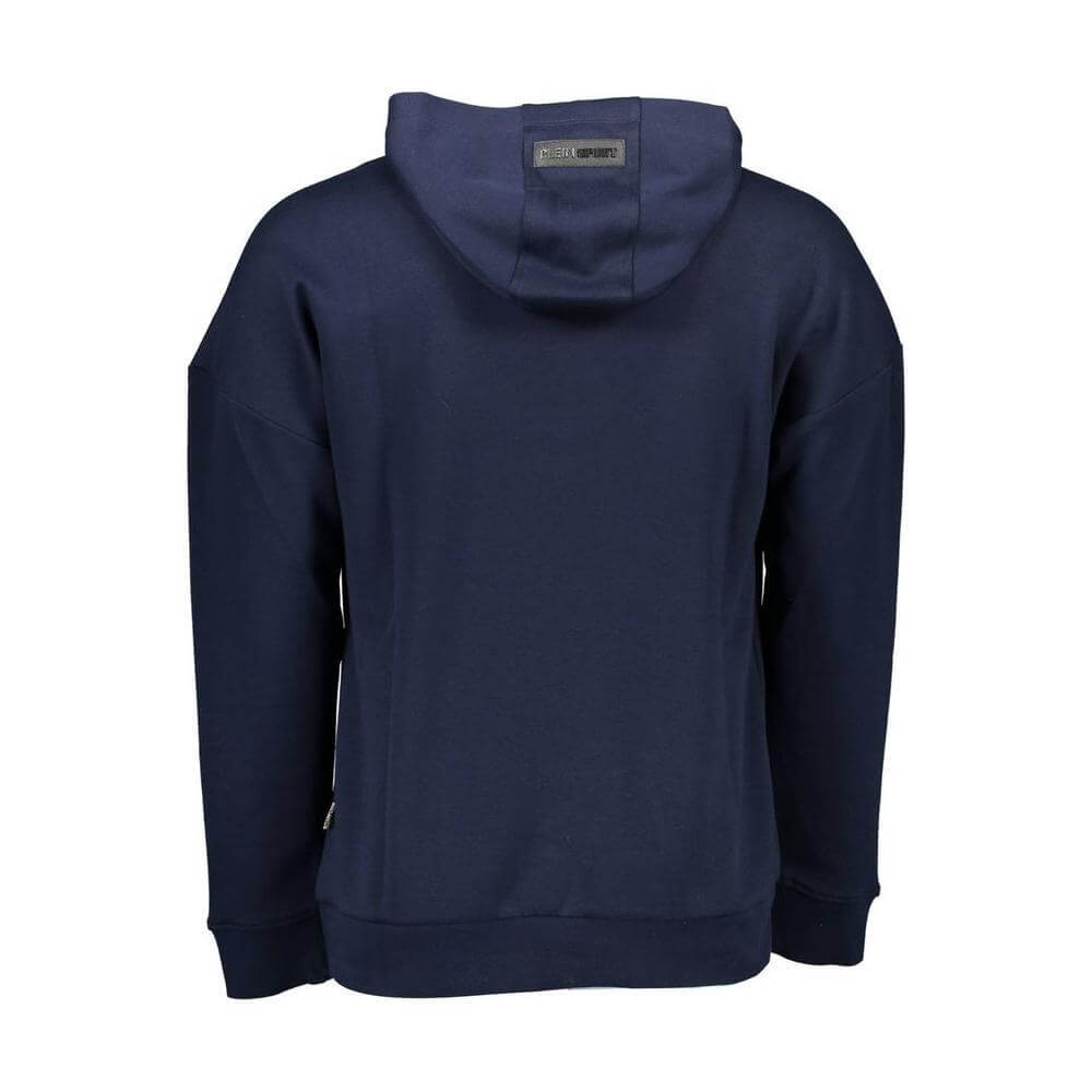 Plein Sport Blue Cotton Men Sweater PL-37248-S