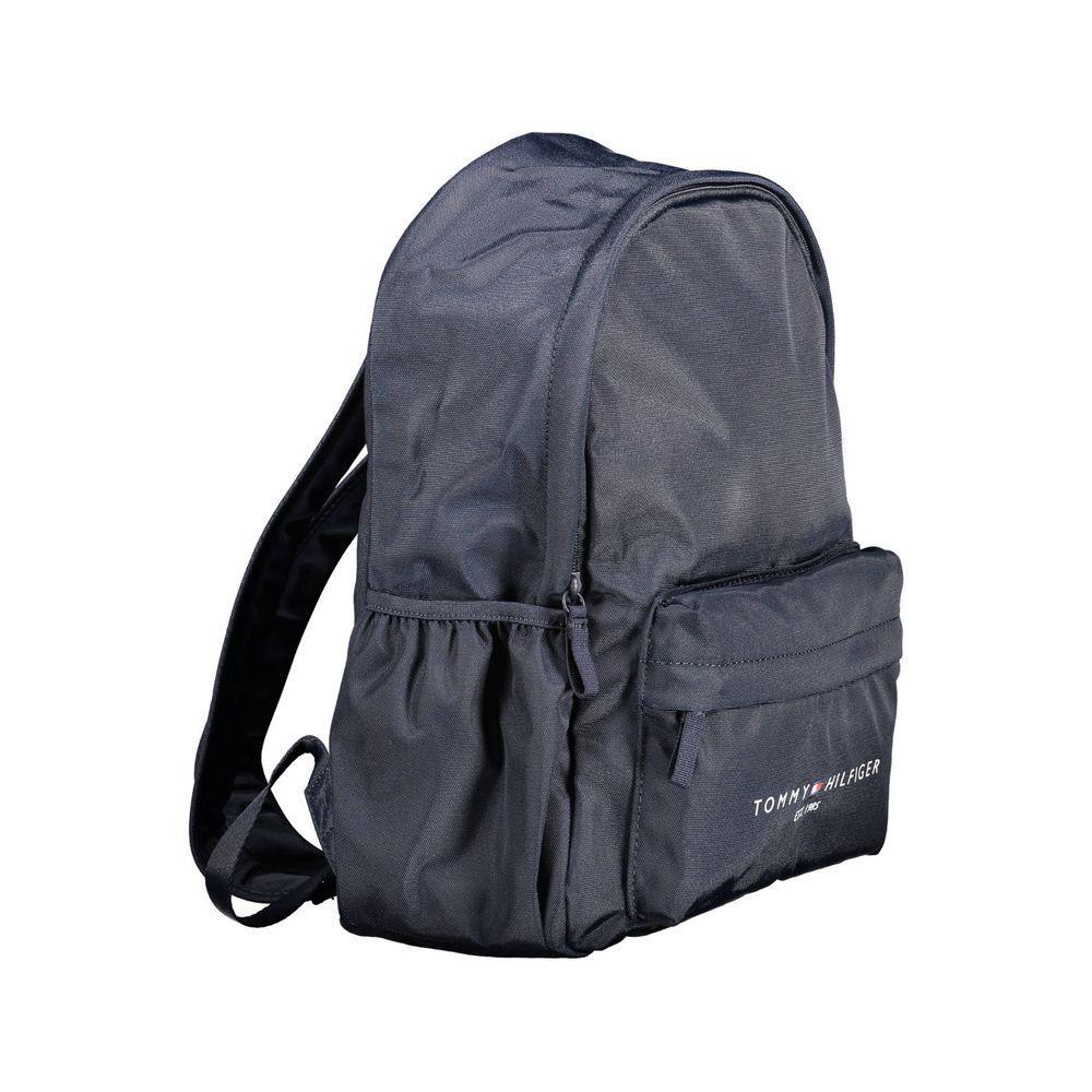 Tommy Hilfiger Blue Polyester Men Backpack TO-37768