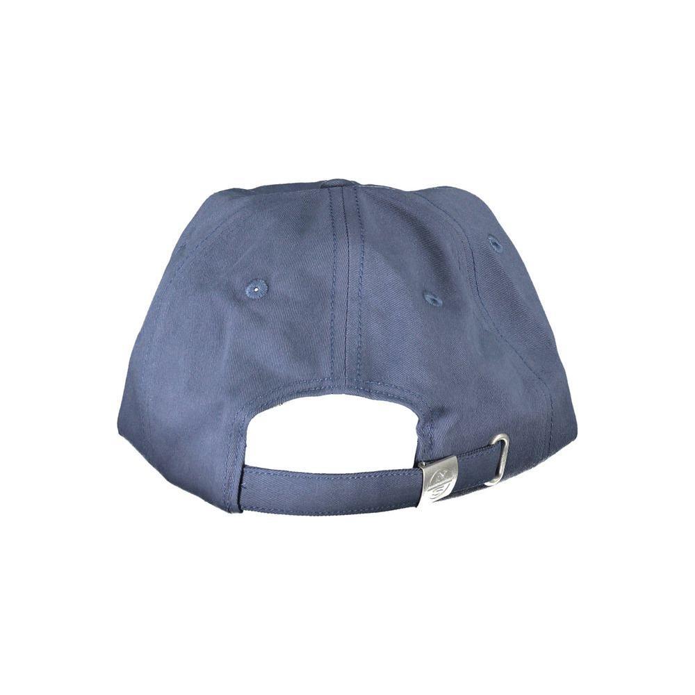 North Sails Blue Cotton Men Cap NO-38103