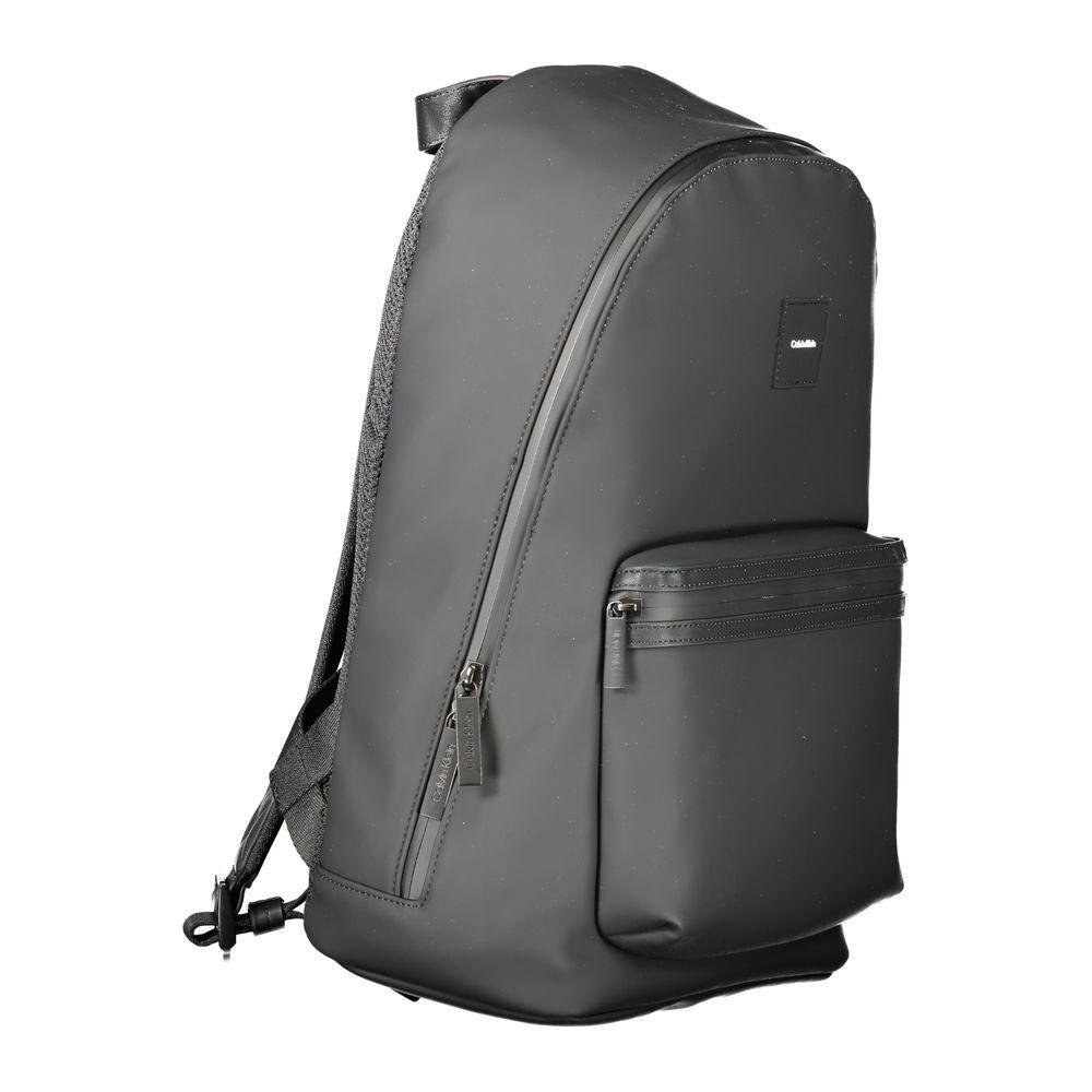 Calvin Klein Black Polyester Men Backpack CA-33650