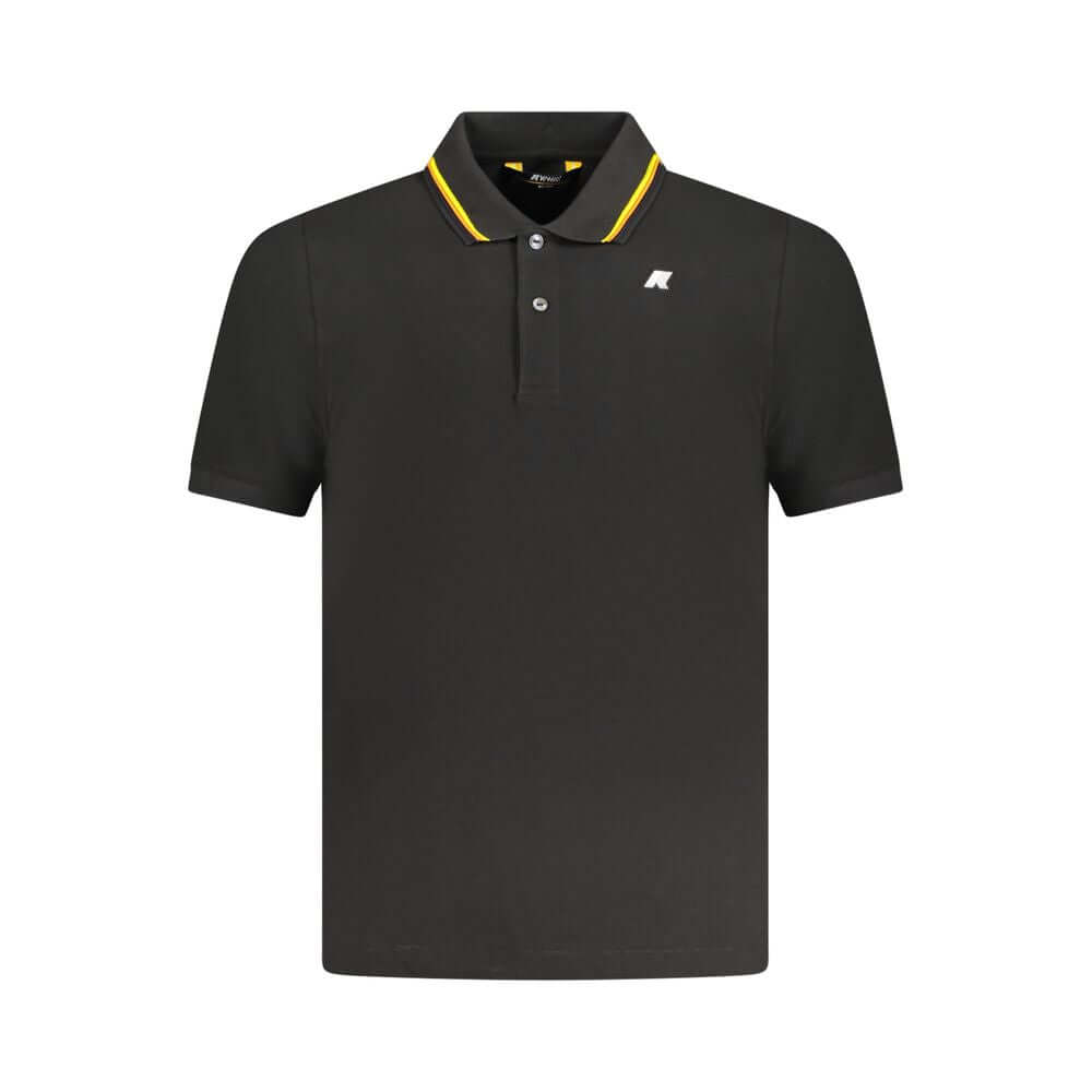 K-WAY Black Cotton Polo Shirt KW-38376-S