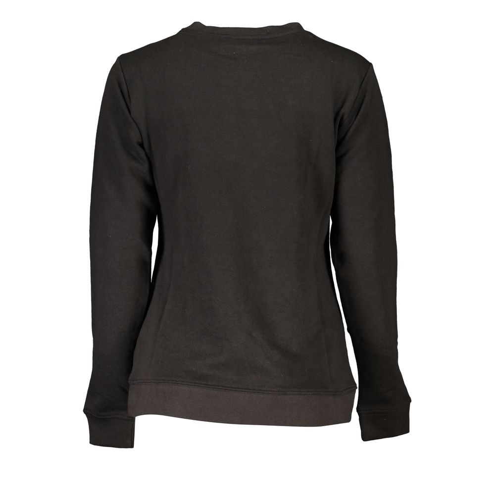 Cavalli Class Black Cotton Sweater CA-26734-XS