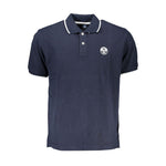 North Sails Blue Cotton Polo Shirt NO-27348-S