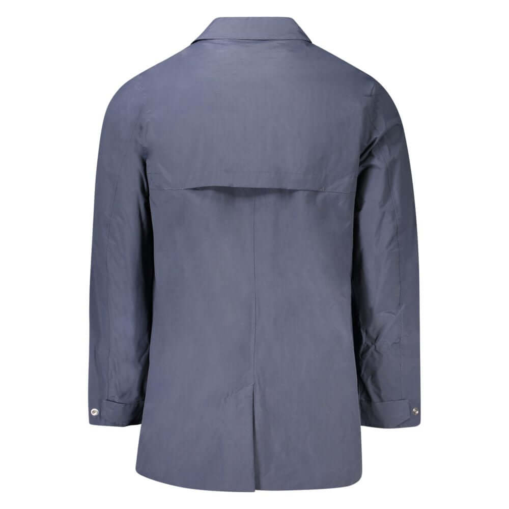 K-WAY Blue Polyamide Men Jacket KW-34222-M