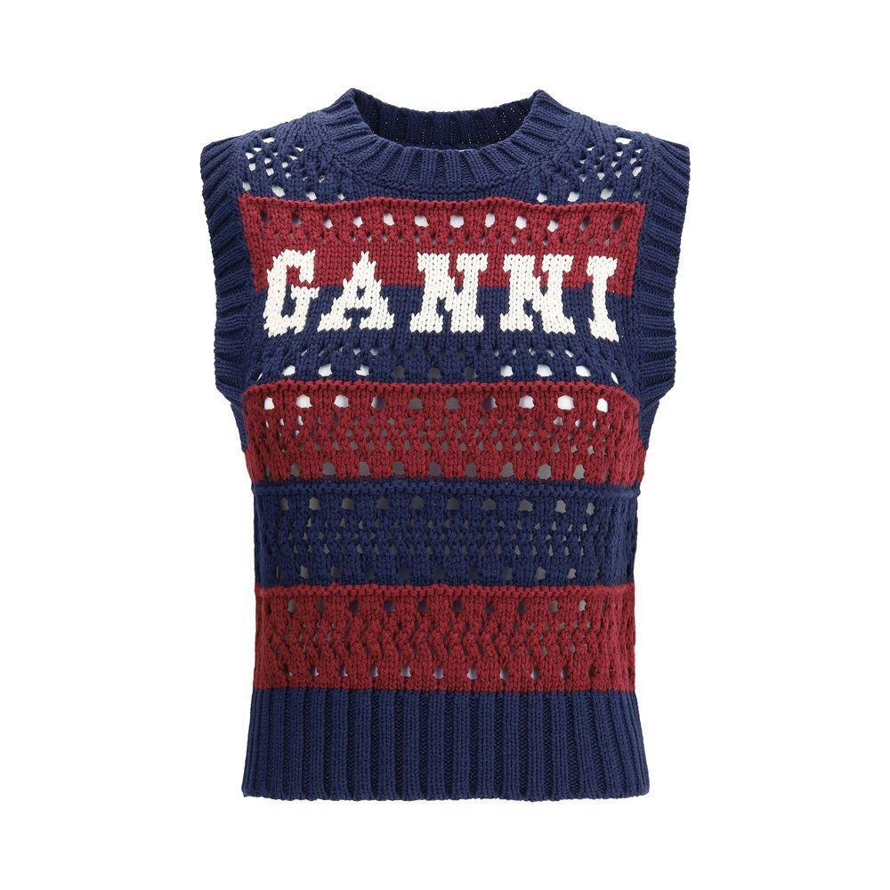 Ganni Striped Vest GA-K2568999-L