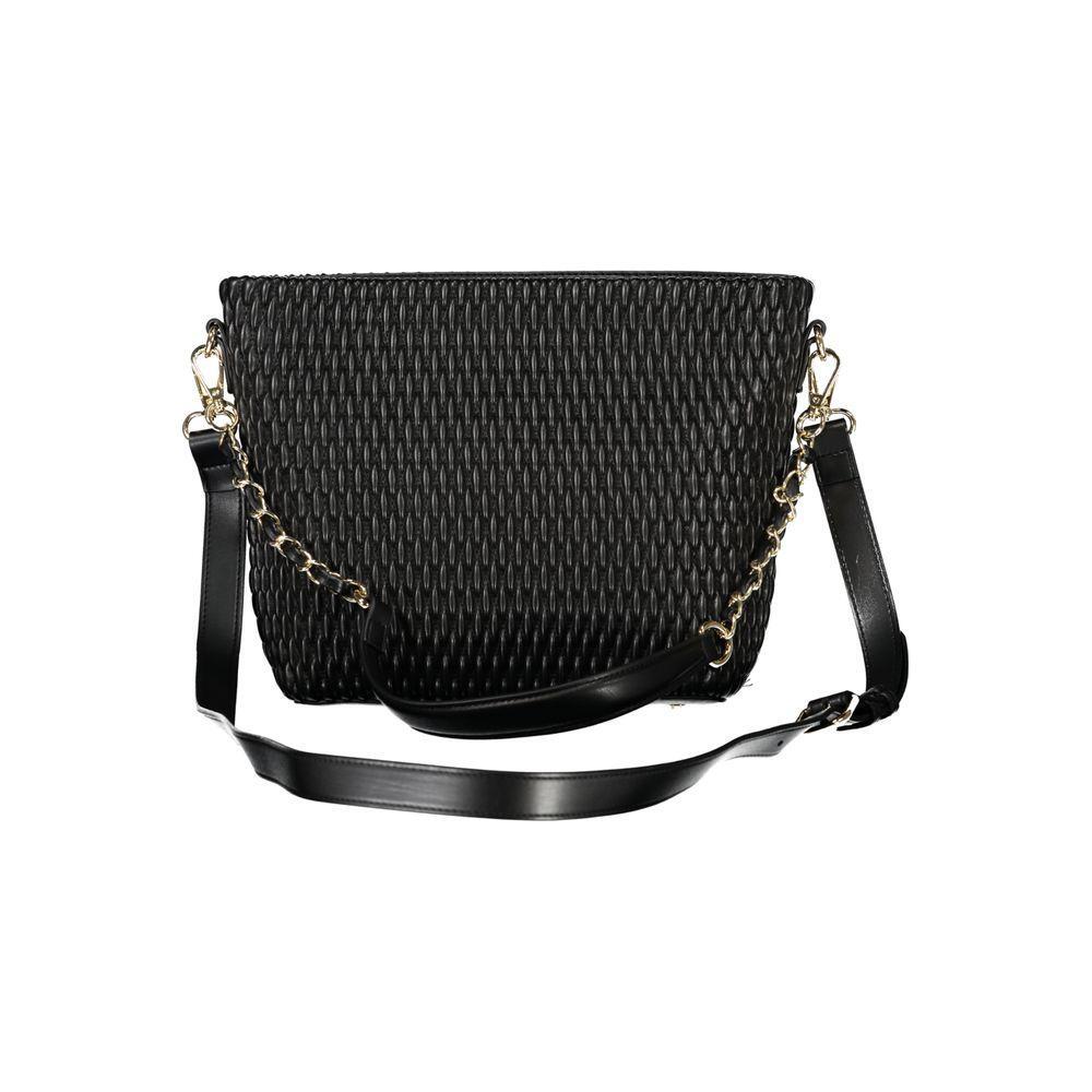 Mario Valentino Black Polyethylene Women Handbag VA-32761