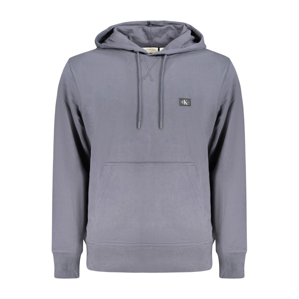 Calvin Klein Blue Cotton Men Sweater CA-33869-XL