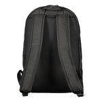 Tommy Hilfiger Black Polyester Men Backpack TO-36357