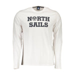 North Sails White Cotton Men T-Shirt NO-37119-XL