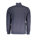 La Martina Blue Cotton Men Sweater LA-17143-S