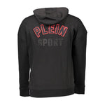 Plein Sport Black Cotton Men Sweater PL-8770-XXL