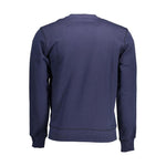 North Sails Blue Cotton Men Sweater NO-12579-XL