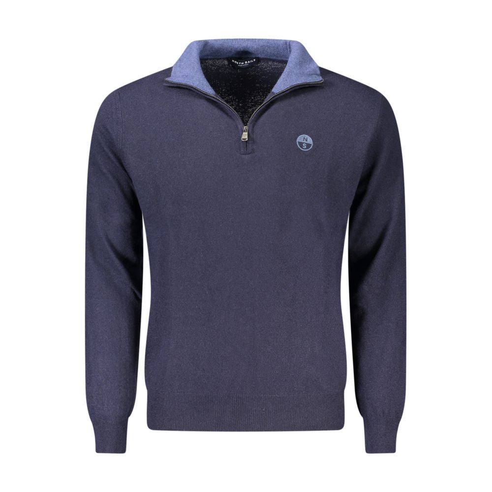 North Sails Blue Wool Men Sweater NO-32939-M