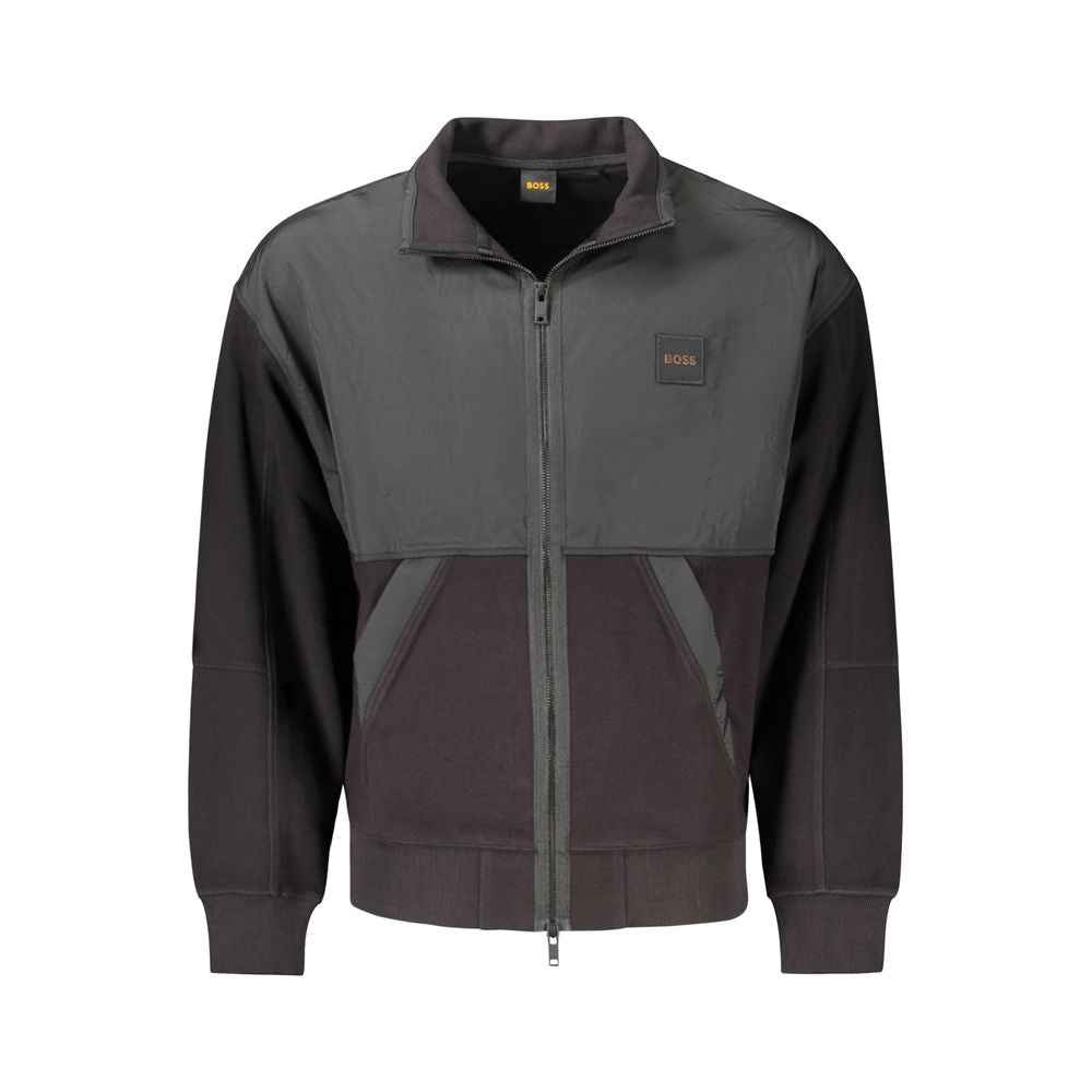 Hugo Boss Black Cotton Men Jacket BO-34552-L