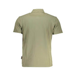 Napapijri Green Cotton Men Polo Shirt NA-37465-M
