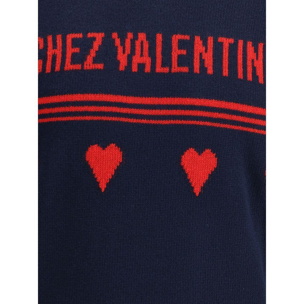 Chez Valentino Wool Sweater VA-7V3KC35AB2EAMU-L