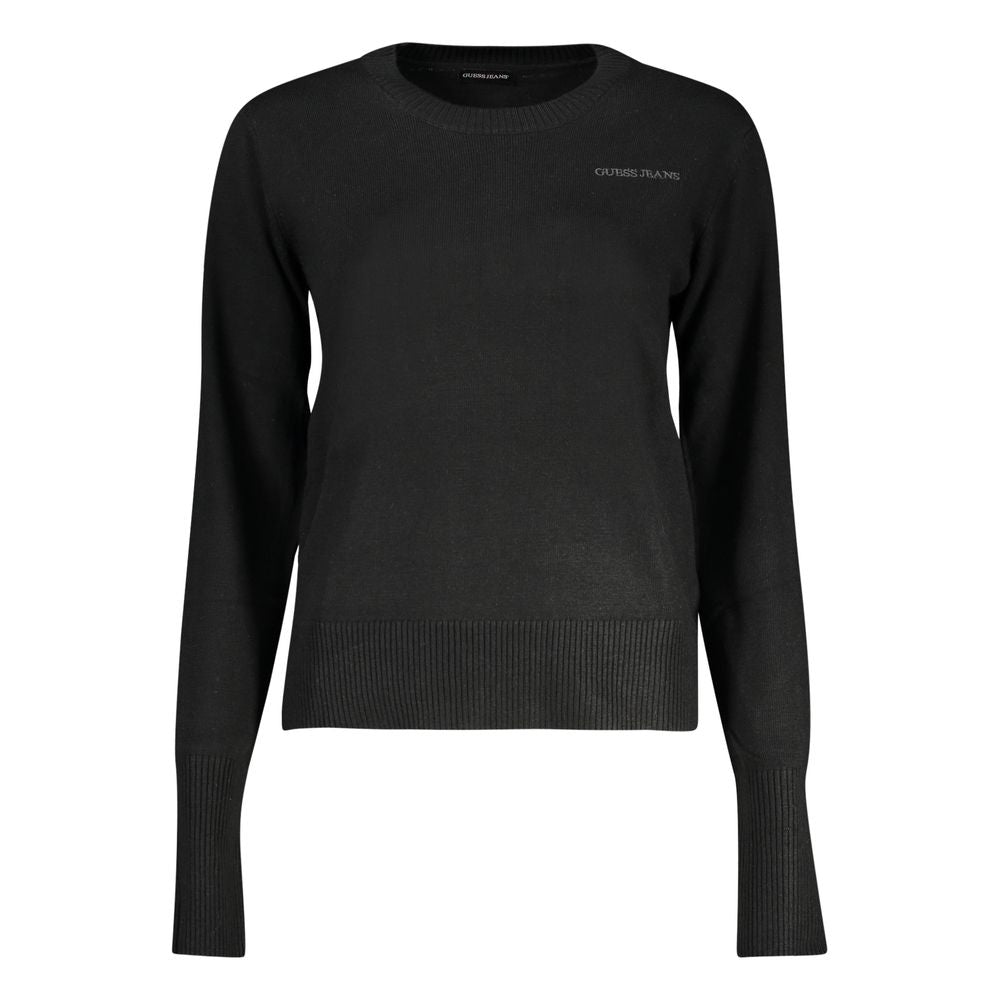 Guess Jeans Black Polyester Sweater GU-32431-XS